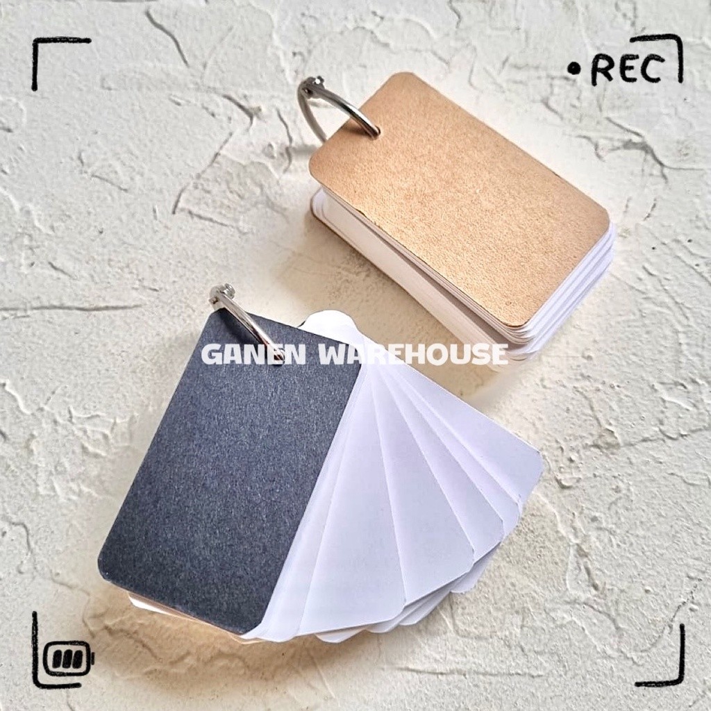 

[GW] Flash Card With Ring 100 Lembar Memo