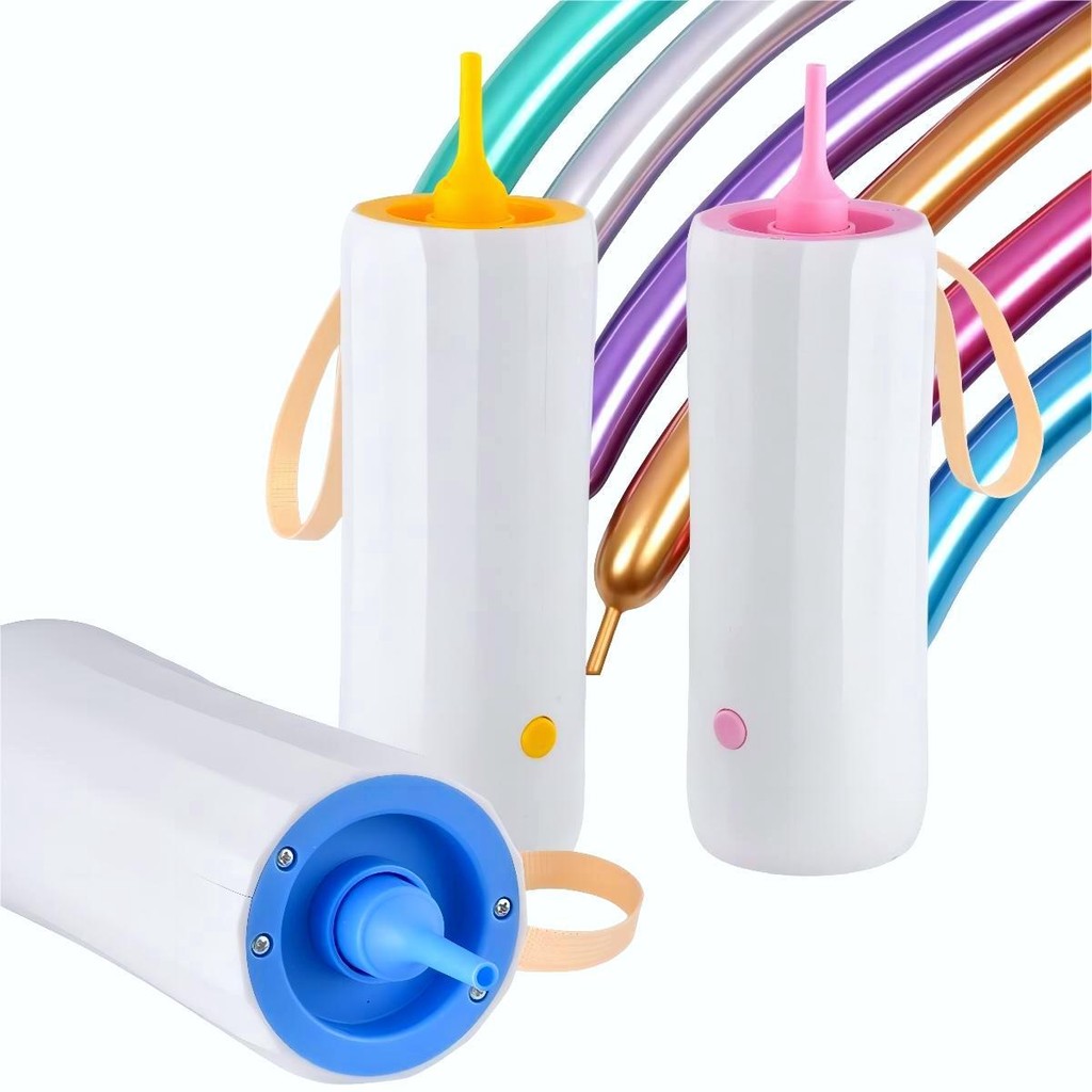 Mesin bola tiup inflator otomatis motor pompa balon elektrik panjang Pompa balon elektronik