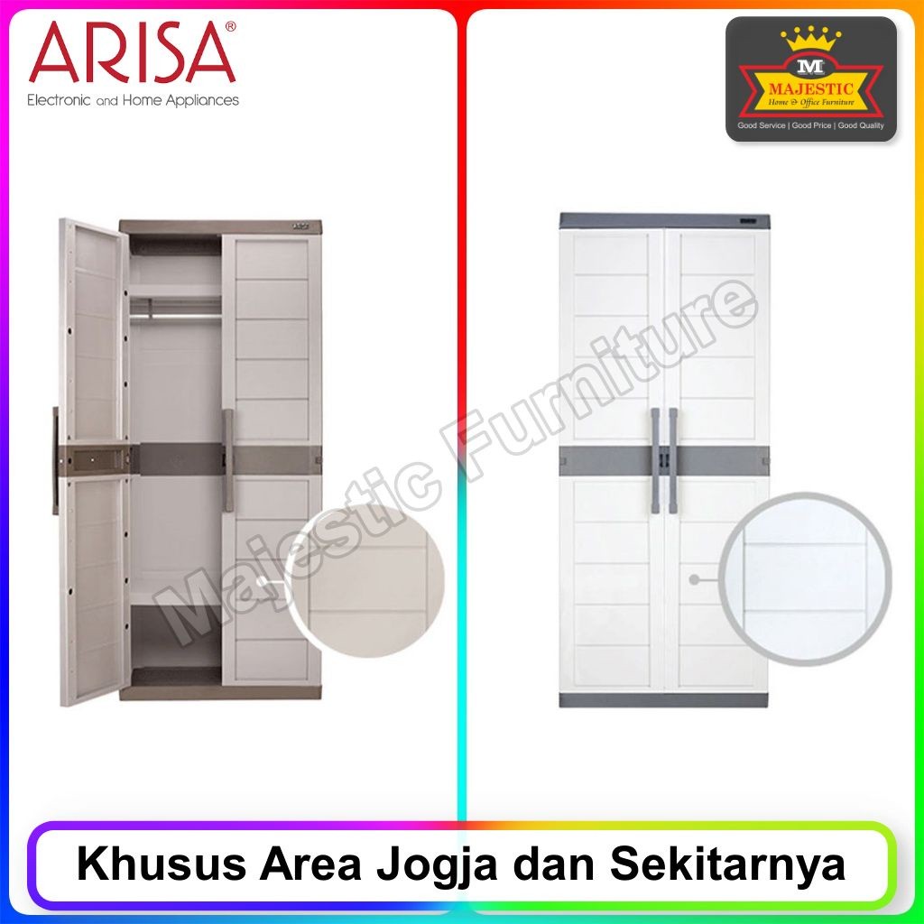 Lemari Pakaian Plastik Arisa CA 202A Gantung - Jogja