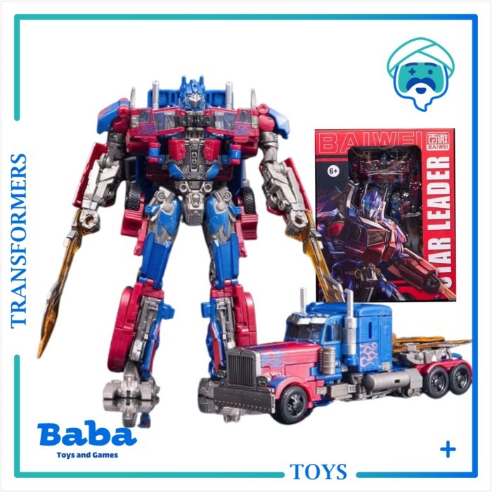 Robot Transformers Deformation Baiwei SS05 Optimus Prime Star Leader - Optimus Prime