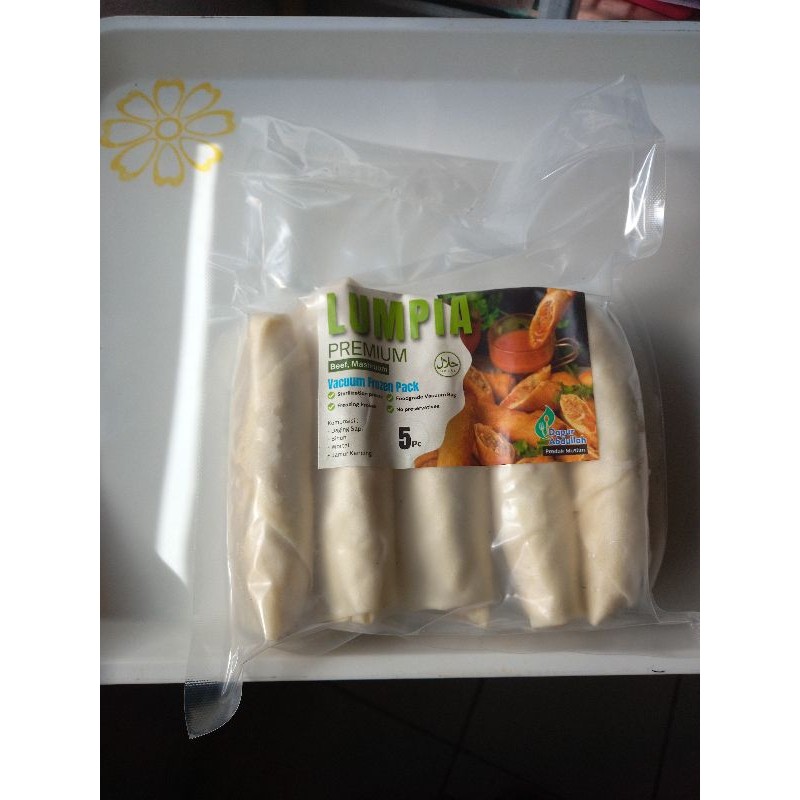 

Lumpia Frozen Premium Daging Jamur Kancing