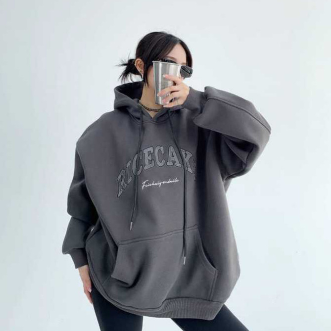 lolashop Sweater Hoodie Wanita Oversize | XXL Rice Cake hoodie Oversize | Sweater Hoodie Wanita