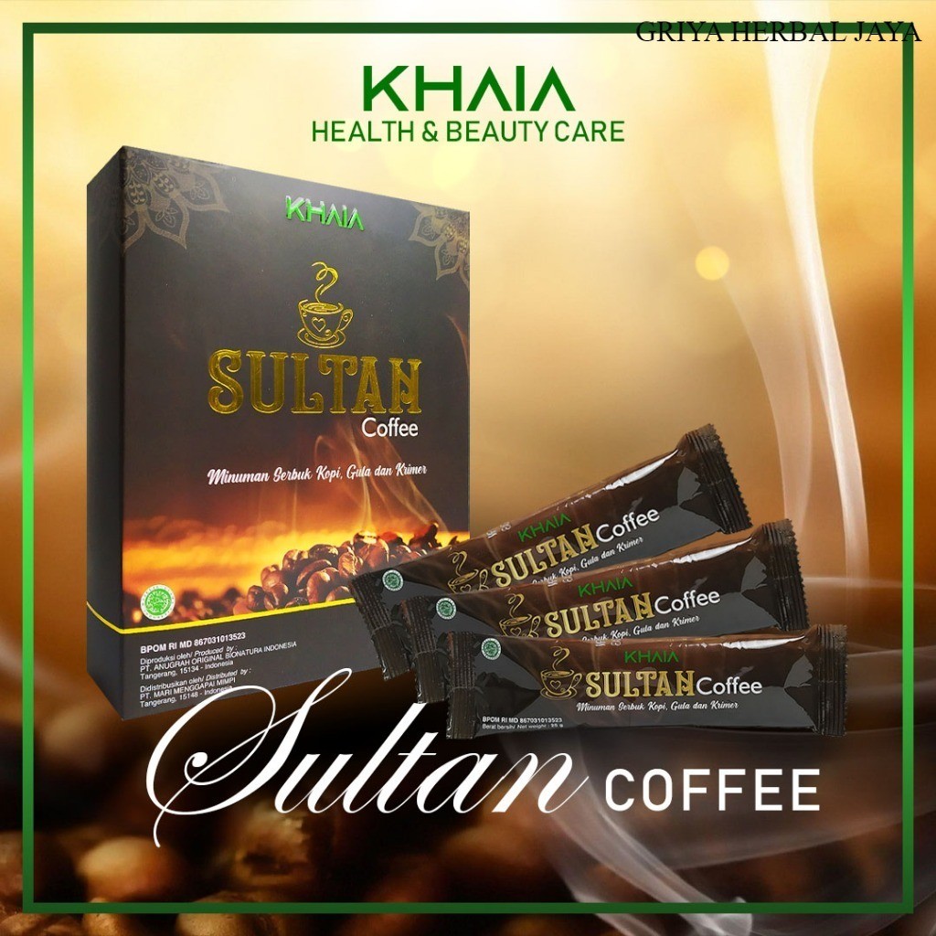 

KHAIA Coffee Sultan Kopi Hitam Bubuk Minuman Herbal Untuk Pria Dewasa Kuat Tahan Lama Ereksi
