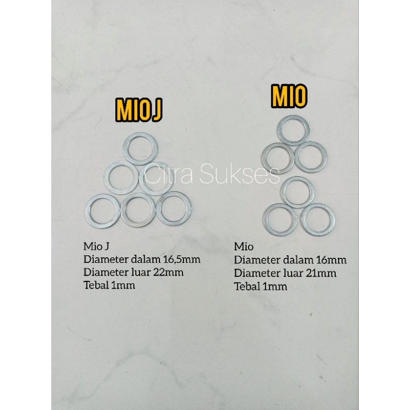 RING PULLY / RING RUMAH ROLLER MIO / MIO J / XRIDE / SOUL GT