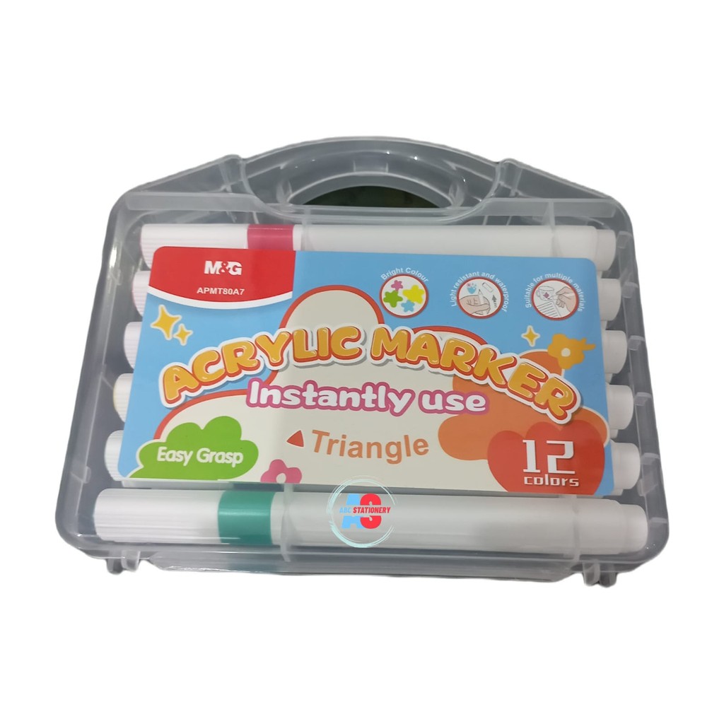 

ACRYLIC MARKER SEGITIGA 12 WARNA M&G A93780A7
