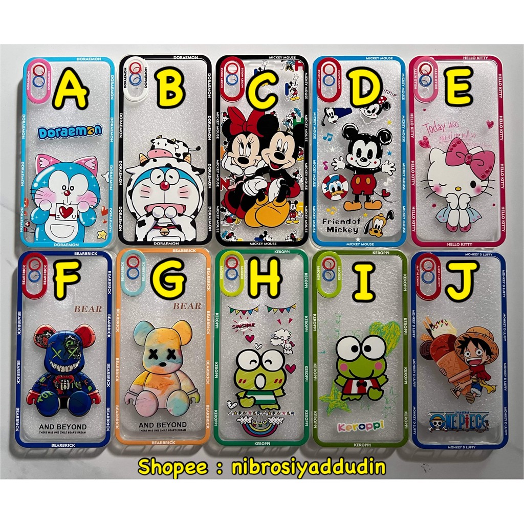 Softcase Karakter Casing Vivo Y91 Y93 Y95 Finger Murah