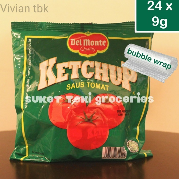 

vv Saos Tomat Delmonte Sachet 24x9gr GROSIR Ready