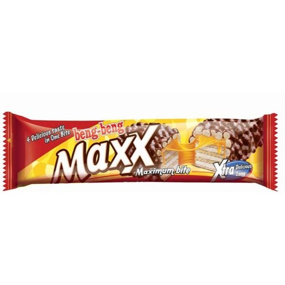 

Beng Beng Max Wafer Caramel Cokelat 32 Gram