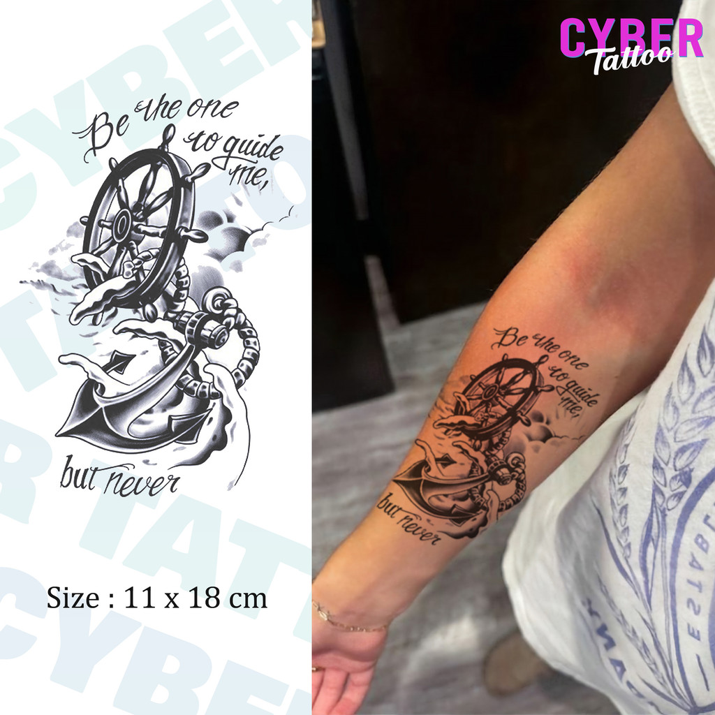Cyber Tato Stiker Tahan Air Tato Temporary Tahan lama 15 hari tato palsu Tato Temporer Semi Permanen