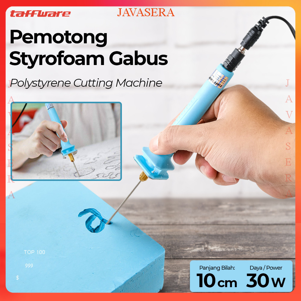 

Taffware Pemotong Styrofoam Gabus Polystyrene Cutting Machine 10cm 30W - CT10 - Blue - 7ROTMTBL