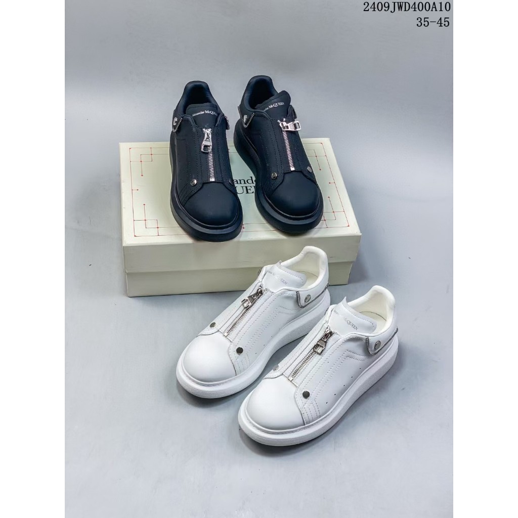 New Counter ORI Alexander McQueen MCQ couple white shoes thick sole heightening casual shoes sports 