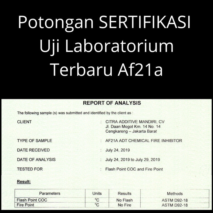 

cairan anti api/ AF21 ( Distributor Resmi )
