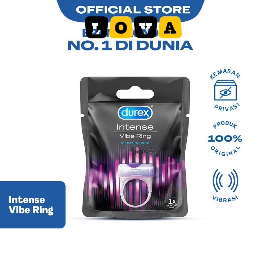 ERZYSHOPP Cincin Getar - Durex Intense Vibe Ring isi 1 Pcs