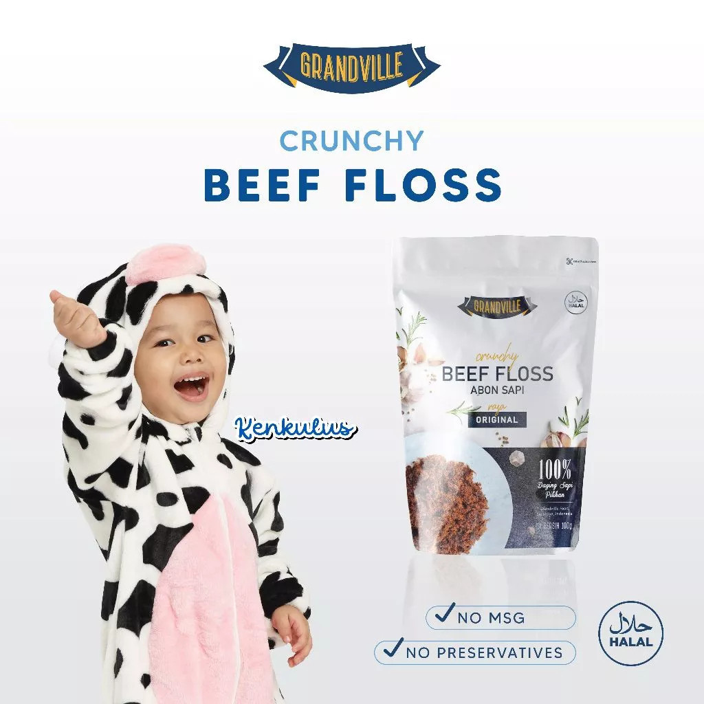 

Grandville Abon Sapi, Ayam & Ikan Crunchy Renyah Kriuk MPASI Tanpa MSG & Pengawet