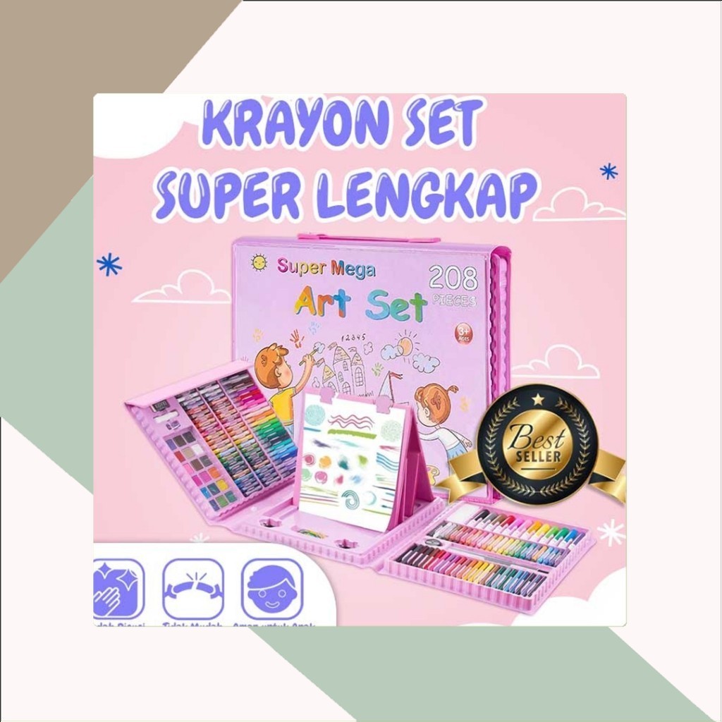 

Goto Chromi Crayon Krayon Pensil Warna Set Kerayon 150 208 Pcs Lengkap