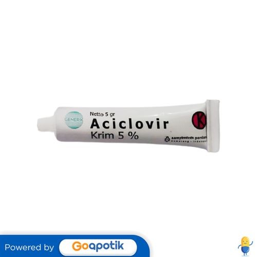 Acyclovir Sampharindo 5% Cream 5 Gram Tube