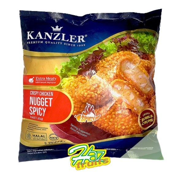 

Kanzler Crispy Spicy Chicken Nugget | Naget Ayam Krispi Pedas 450 Gr