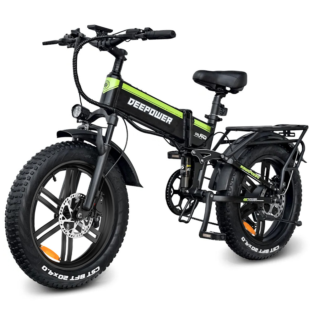 Electric Bicycle 2000W 48V25AH Hydraulic brake Portable Adult Electric Mountain Bike 20 Fat Tire Fol