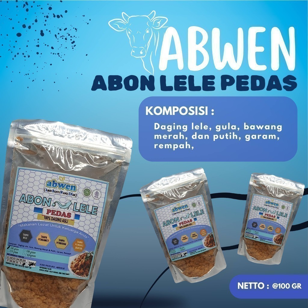 

TERMURAH ABWEN ABON LELE, TUNA, AYAM 100G CWR