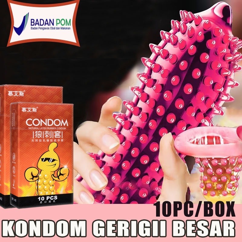 

Paling Baru ~(BISA COD) kdom gerigii besar kdom gerigii kasar kdom bergerigii kdom sutra bergerigi 10pc/Box ringbergerigi sutra bergerigi kondom
