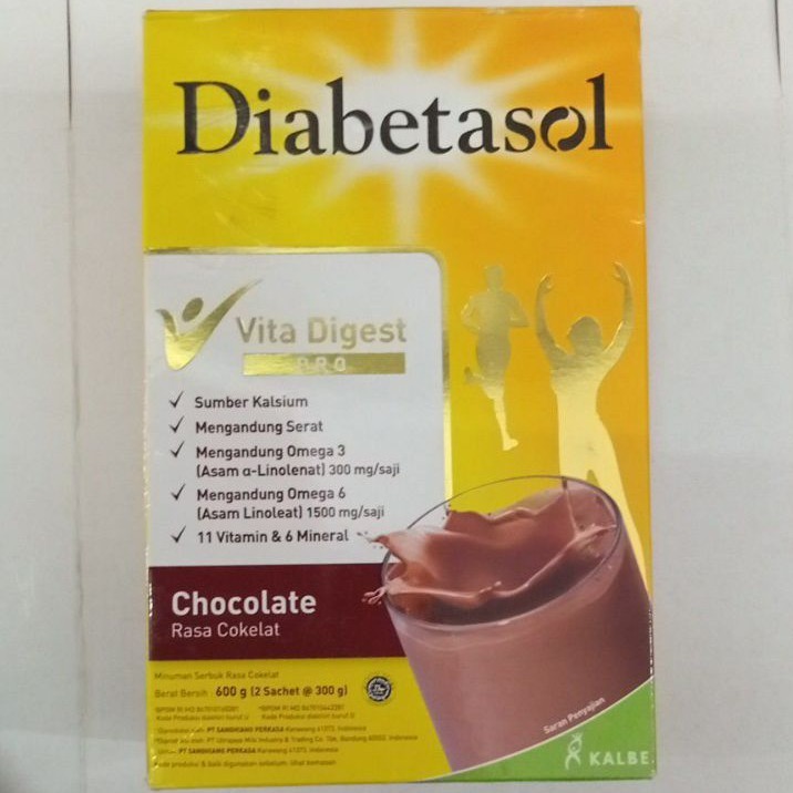 

Susu Diabetasol Chocolate 570 Gram