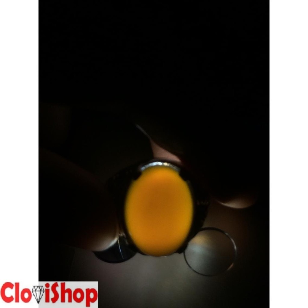 Cincin Titanium Batu Natural Solar Aceh HQ