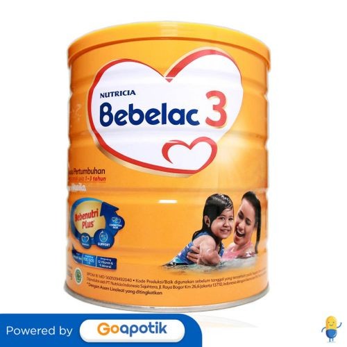 

Nutricia Bebelac 3 Hiq-Eq Usia 1-3 Tahun Rasa Vanila 800 Gram Kaleng