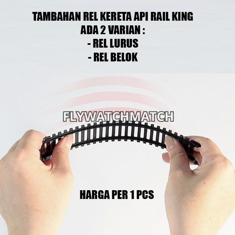 TAMBAHAN JALUR REL RAIL KING KERETA API RAILKING BELOK DAN LURUS TERMURAH FW