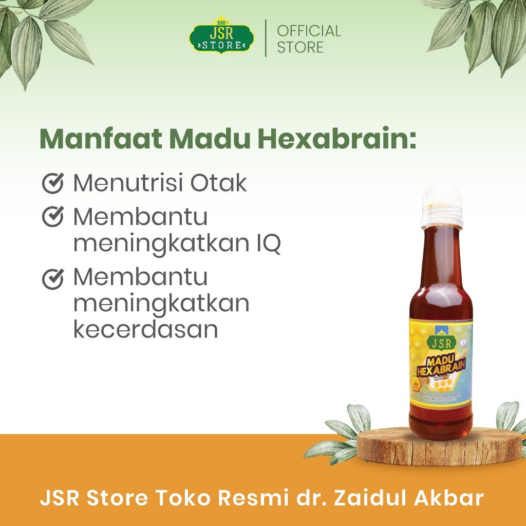 

Ay00! MADU HEXABRAIN JSR Dr Zaidul Akbar Madu Anak 100% & Murni - 360gram