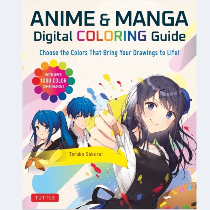 BUKU Anime & Manga Digital Coloring Guide