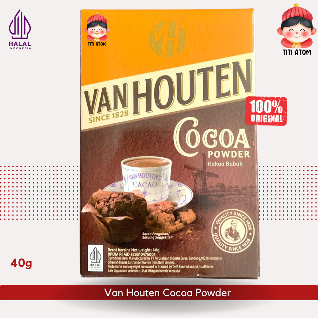 

Van Houten Cocoa Powder Bubuk Coklat 40g