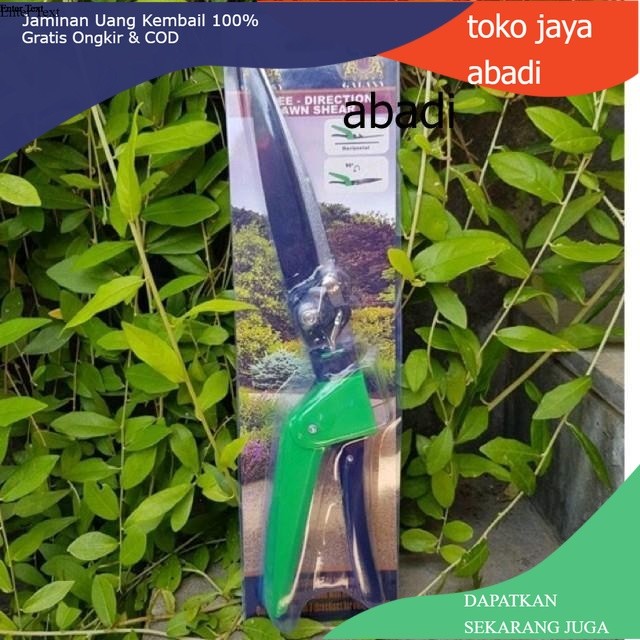 

Gunting Rumput GALAXY 3 posisi 1 tangan 13in - Free Direction Lawn Shear Gunting pembentuk Daun Pohon