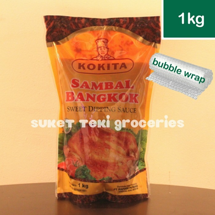 

[New]Promo Kokita Sambal Bangkok Sweet Dipping Sauce Dimsum 1kg Pouch MURAH Best