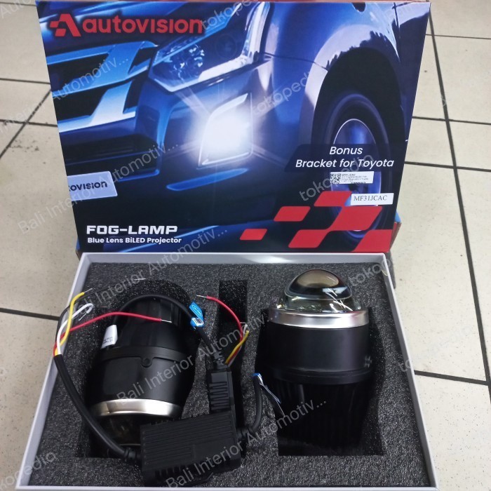 [New Ori] Bohlam Lampu Led Projector Biled Foglamp 3 Warna Innova Reborn Tipe G Bisa Gojek
