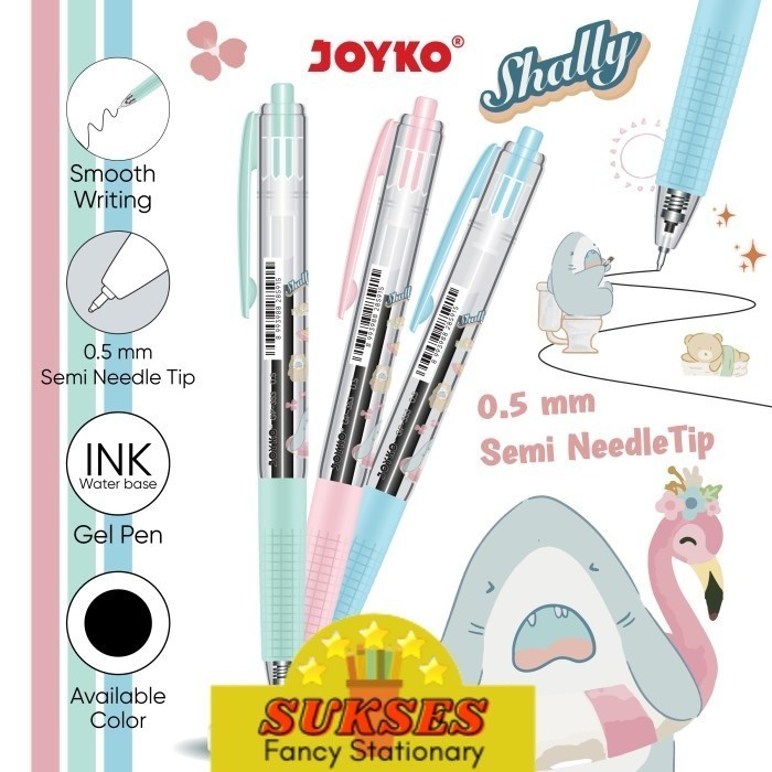 

Gel Pen Pulpen Pena Joyko GP-353 Shally 0.5 mm