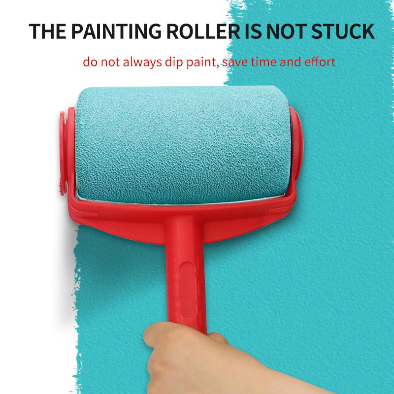 

6PCS Paint Roller Brush Tools 1.1M Multifunctional Household Extension Rod Wall Painting Decorate Painting Roller Rollers Runner