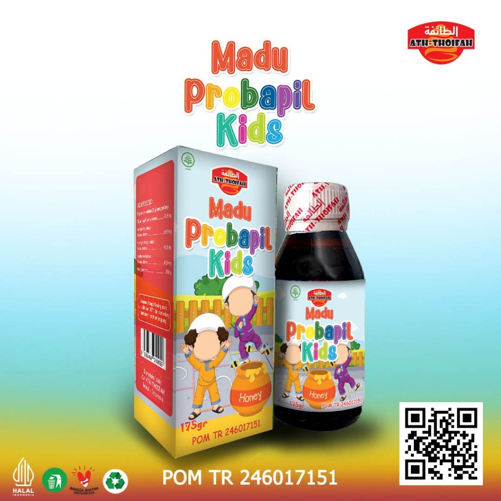 

Madu Anak Probapil Kids Ath Thoifah 175gr I MADU BATUK ANAK
