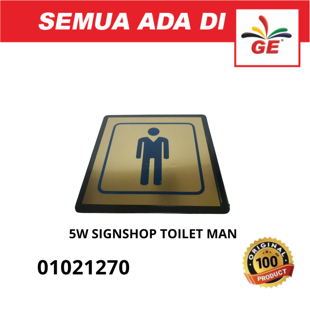 

Penanda Indikator Toilet Pria Sign Tanda Logo WC Umum Tanda Male Laki Laki Cowok - 01021270