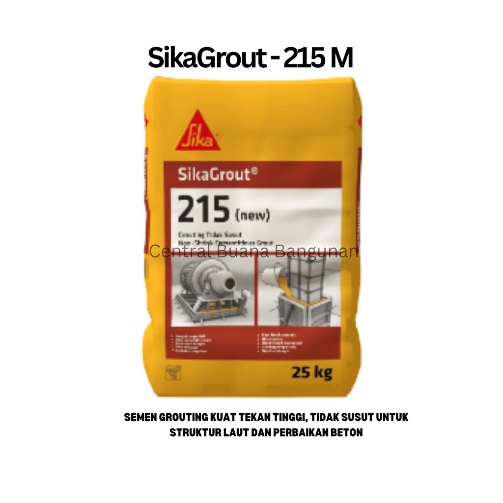 SikaGrout -215 Semen Grouting Presisi Tinggi, Multifungsi, Tidak Susut