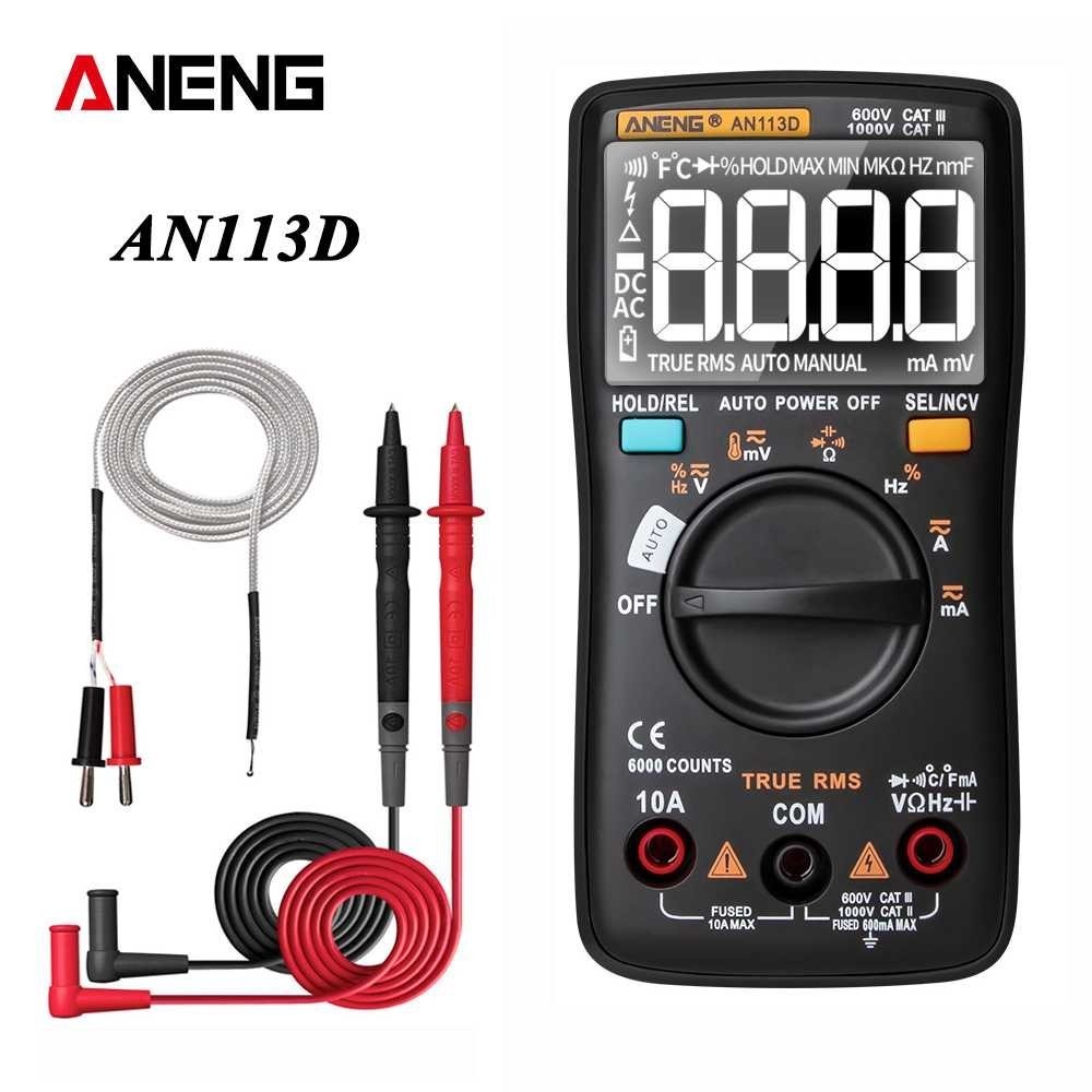 [COD] ANENG Digital Multimeter Voltage Tester - AN113D