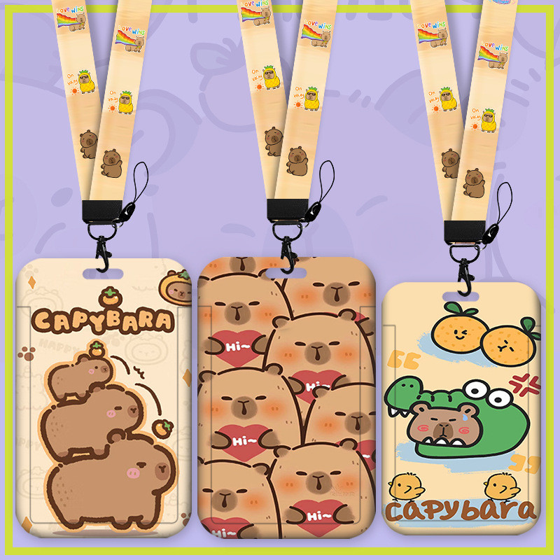 

Lanyard ID Card Emoney Cappybara Mas Bro