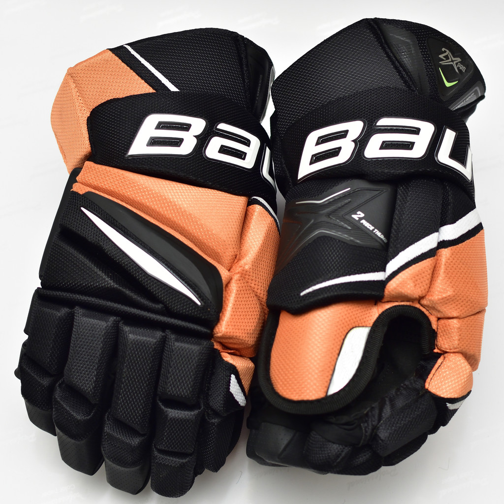 [1-Pair][2X]Top level BAU 2X pro Ice Hockey Gloves Four Colors 13" Professional Protective Hockey Gl