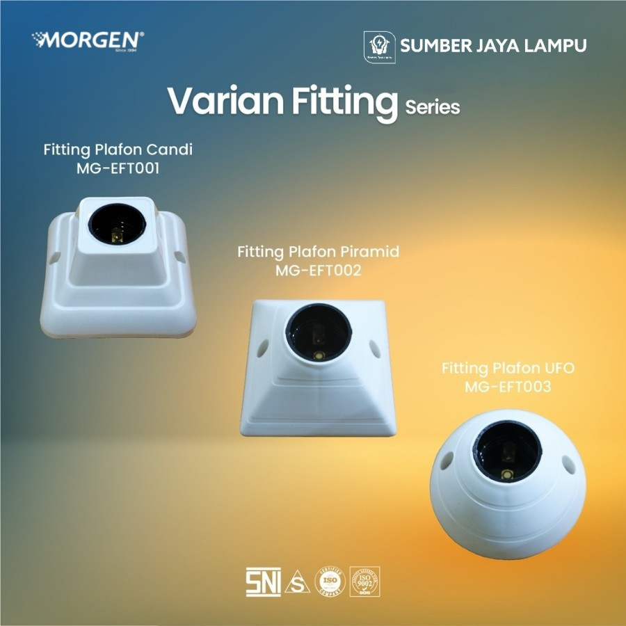 Morgen Fitting Plafon Lampu