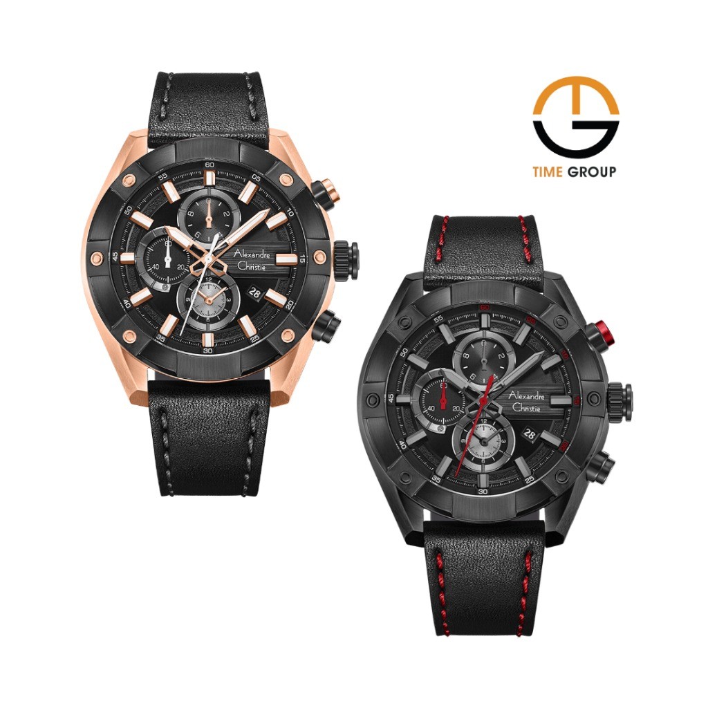 JAM TANGAN PRIA ALEXANDRE CHRISTIE AC6604 AC 6604 MC KULIT