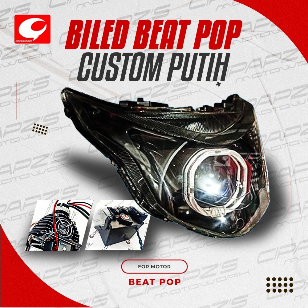 Lampu LED BILED Beat Pop - Upgrade Terbaik untuk Motor Beat Pop
