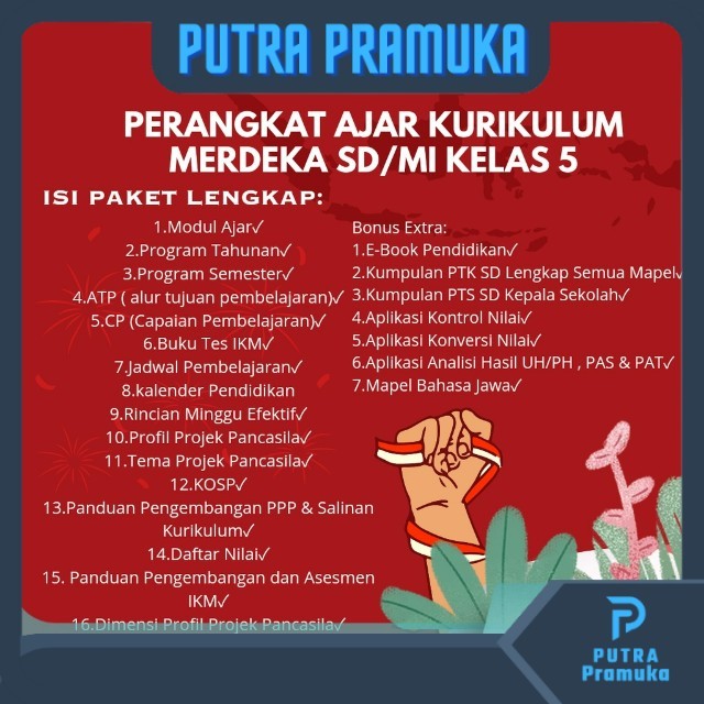 MODUL AJAR SD Kelas 5 KURIKULUM MERDEKA