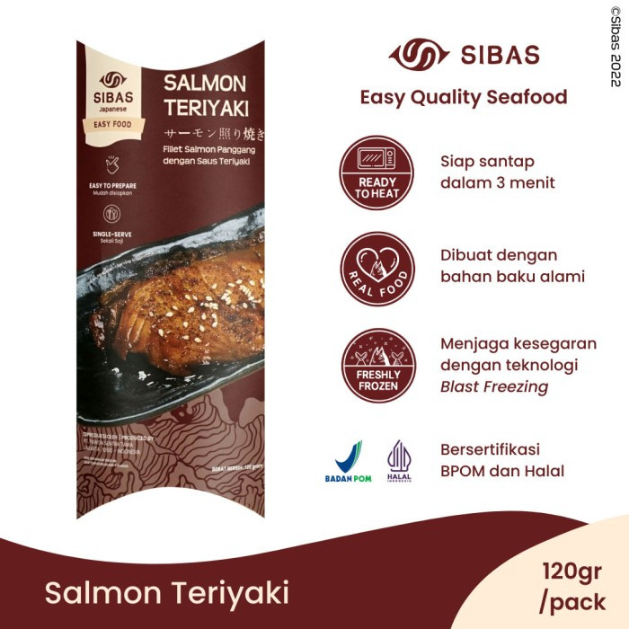 

Sibas RTH - Ikan Salmon Teriyaki Siap Saji / Salmon Teriyaki Ready To Heat / Japanase Series