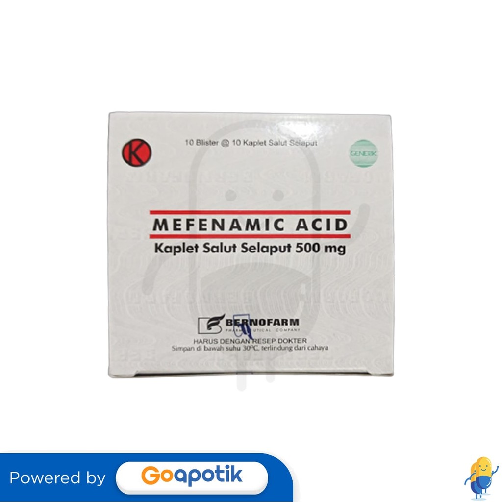 Mefenamic Acid Bernofarm 500 Mg Box 100 Kaplet