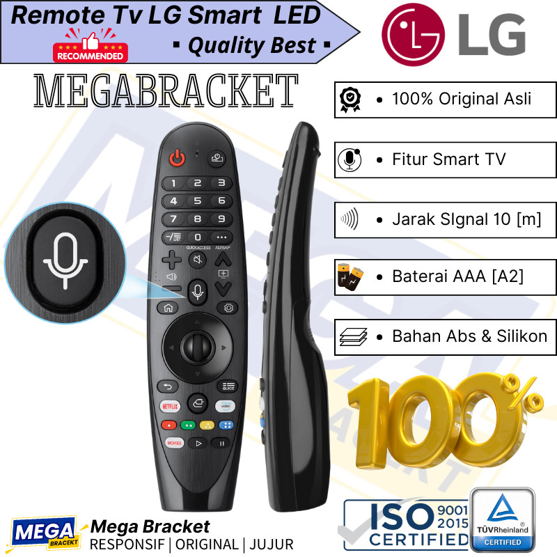 Remote Remote LG Smart TV Magic Remote TV LG Smart Cursor Netflix Youtube Garansi Cocok