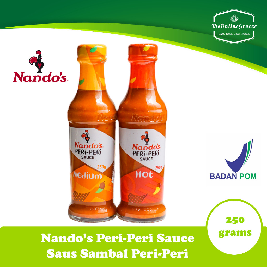 

new sale Nando's Peri Peri Sauce 250gr - Saus Sambal Peri Peri